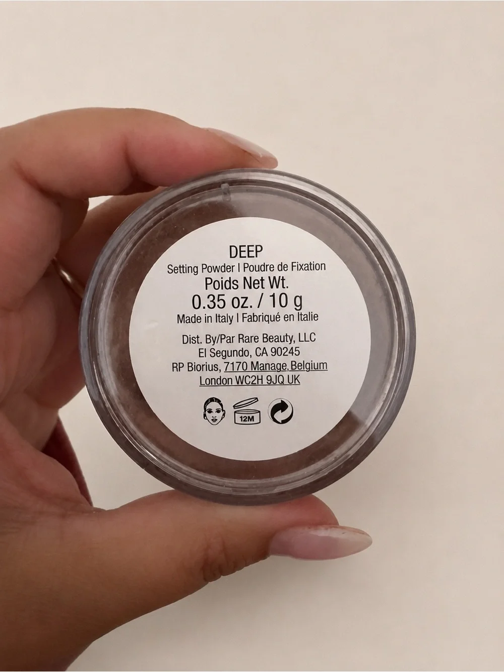 Rare Beauty soft radiance setting powder in deep new in box